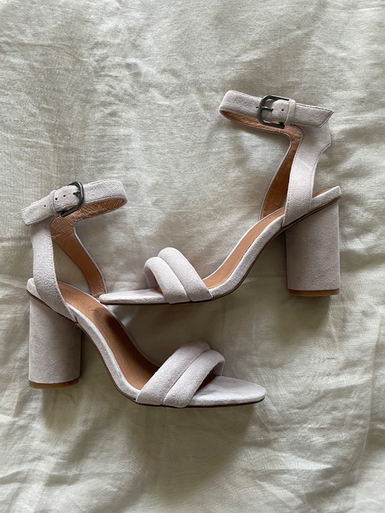 Madewell Shoes - Madewell lilac Rosalie high heel ankle strap stacked sandal